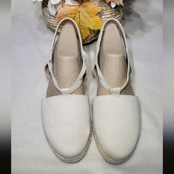 LifeStride Women's NIB Almond Milk Katrina 2 Espadrille Wedge Sandals Size 7.5M - Picture 7 of 16